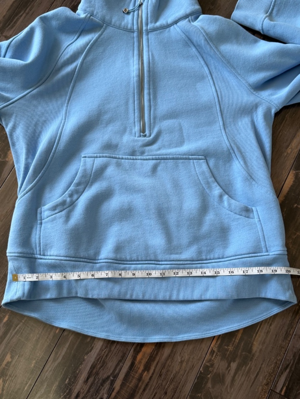 Lululemon Scuba Oversized Sweatshirt Funnel Neck Half Zip Longer Length Sinatra - Picture 13 of 16